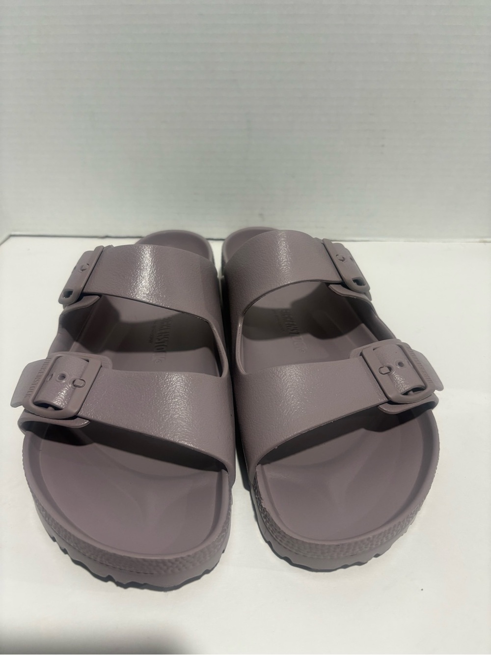 Men's Birkenstock Double-Buckle Casual Slide Sandals - Mauve sz.11
